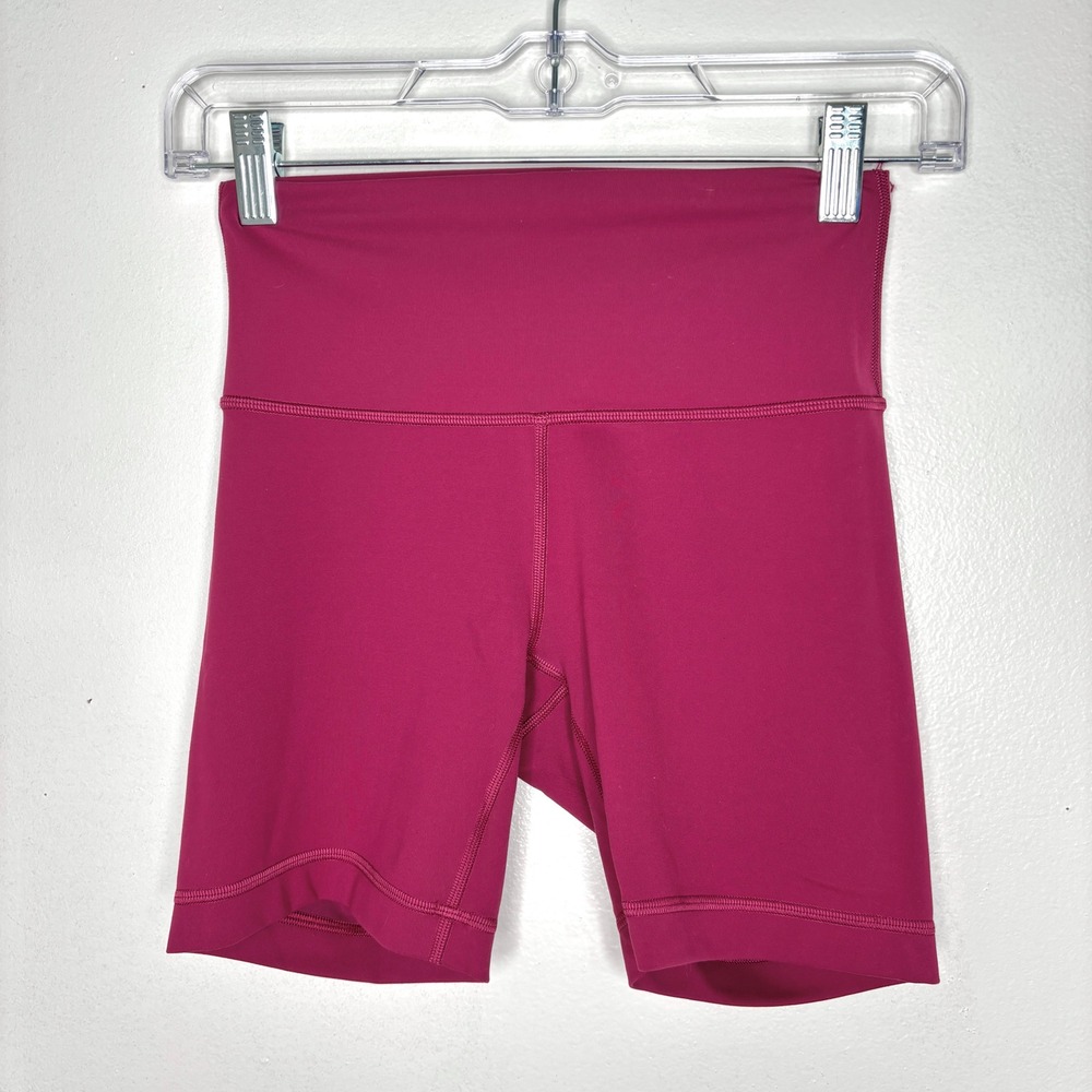 Lululemon Align High-Rise Short Womens 4 Pink Magenta Running Gym Yoga Walking